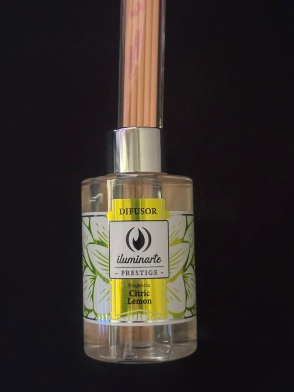 Difusor Iluminarte Prestige – Fragancia Critic Lemon 125ml
